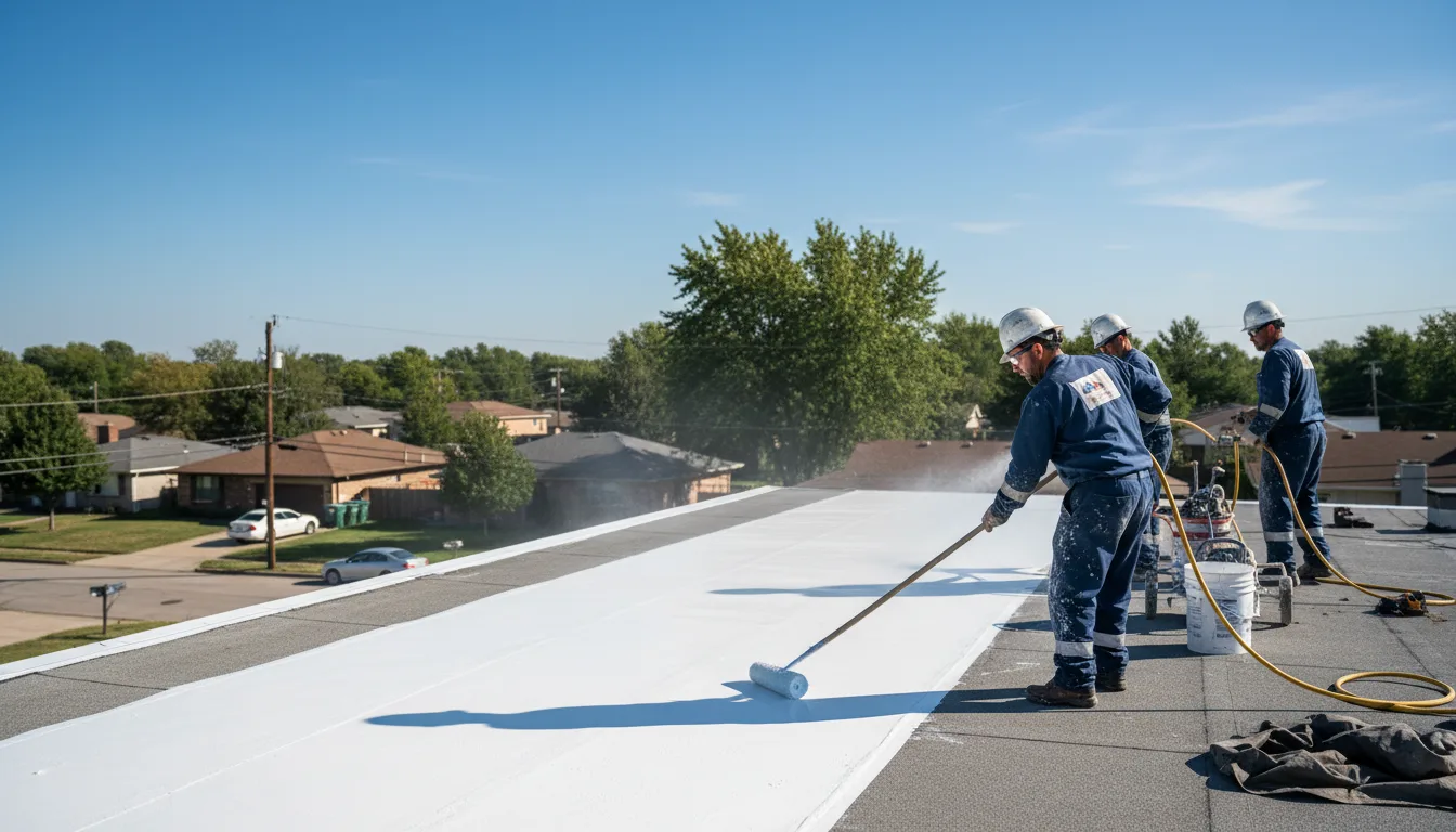 Commercial roof coating in Tiltonsville, OH near me